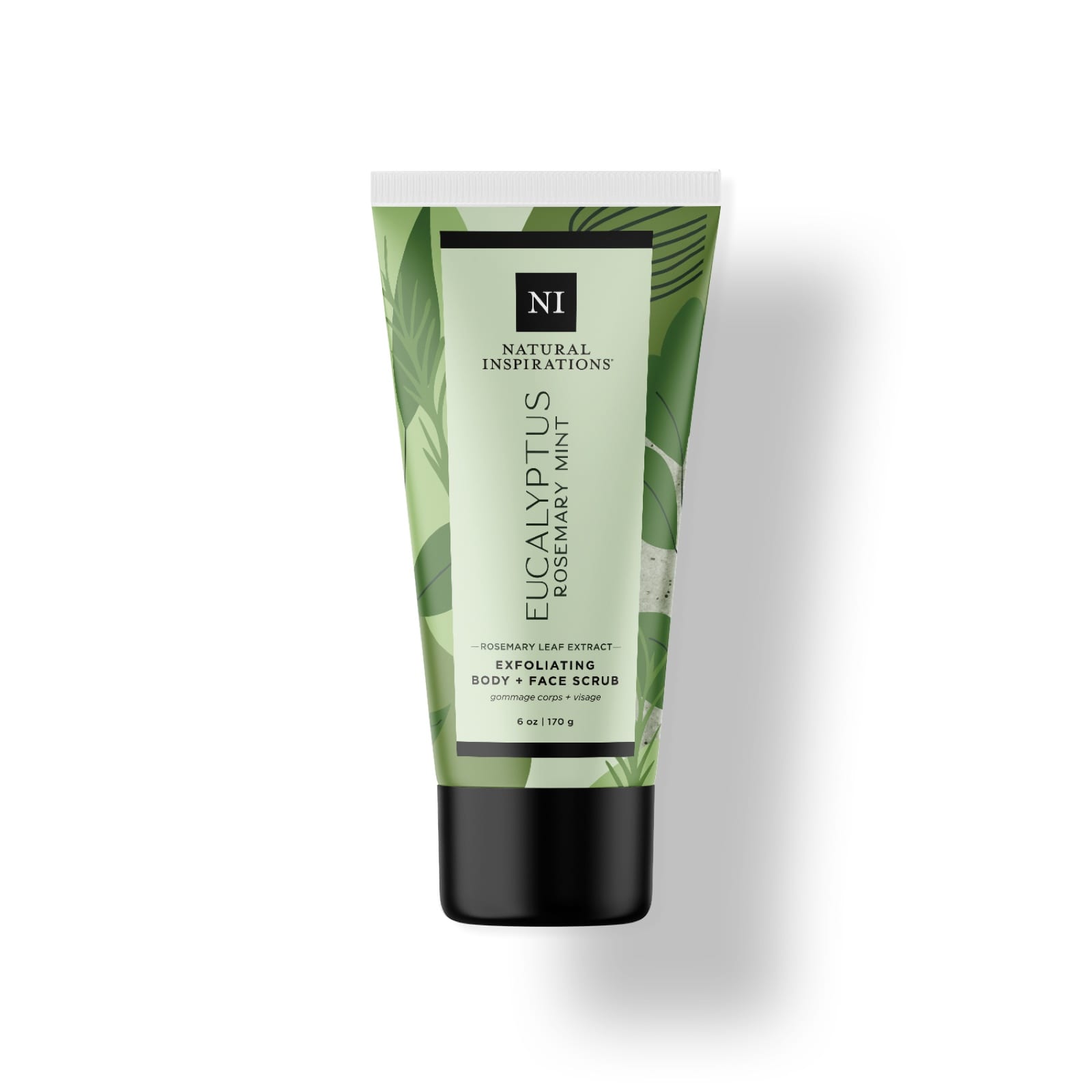 Eucalyptus Rosemary Mint Face + Body Scrub — front