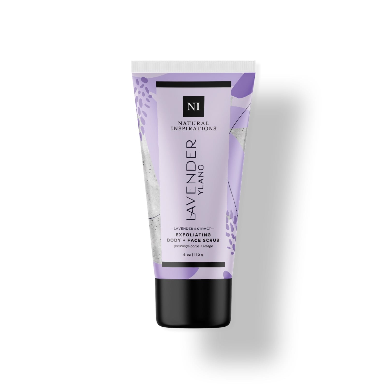 Lavender Ylang Face + Body Scrub — front