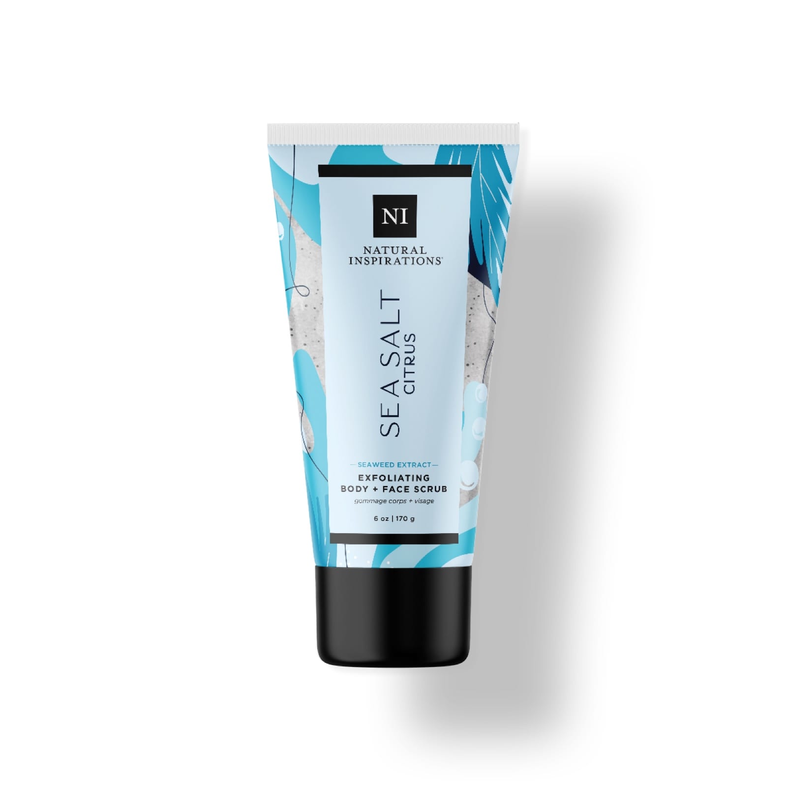 Sea Salt Citrus Face + Body Scrub — front