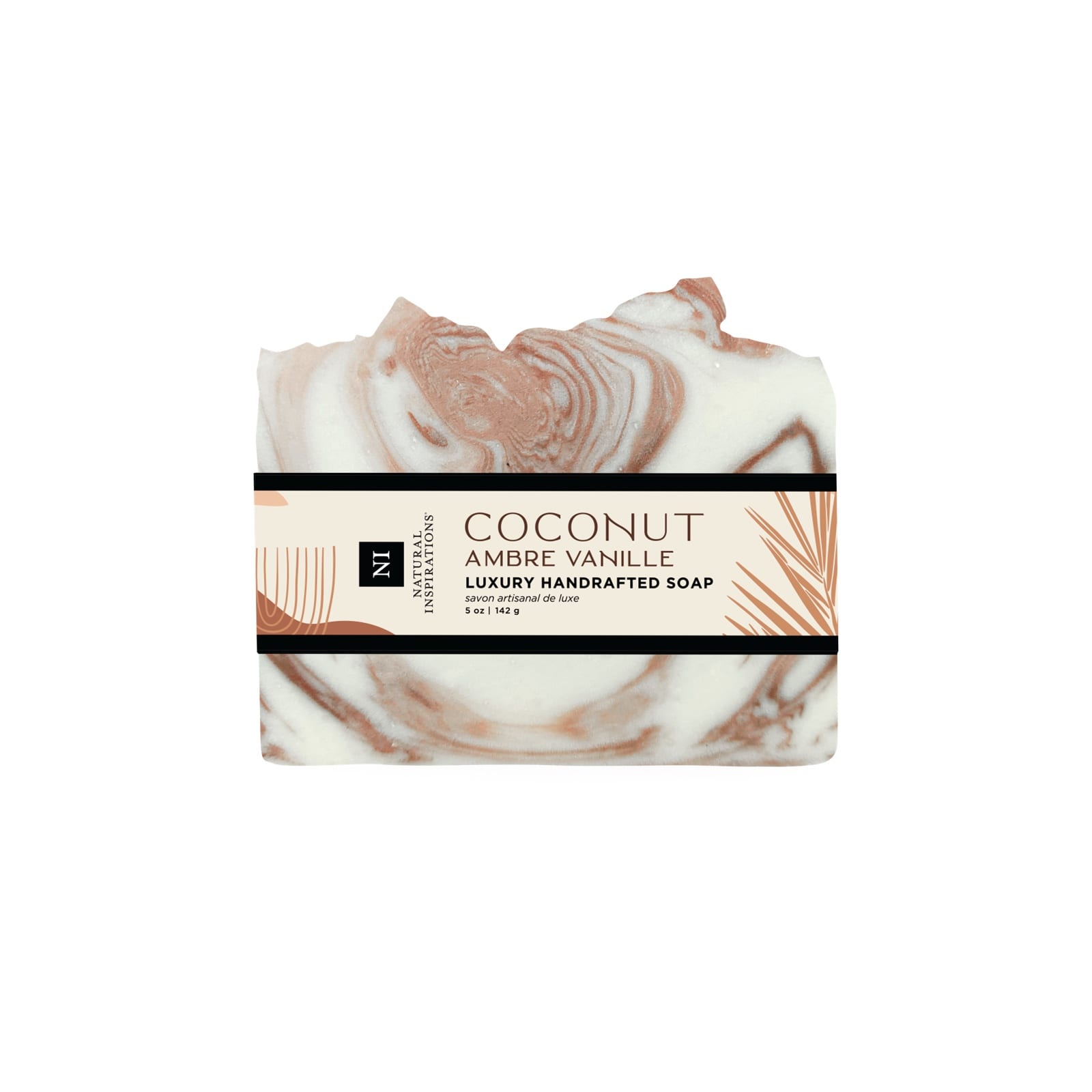Coconut Ambre Vanille Handcrafted Soap — front