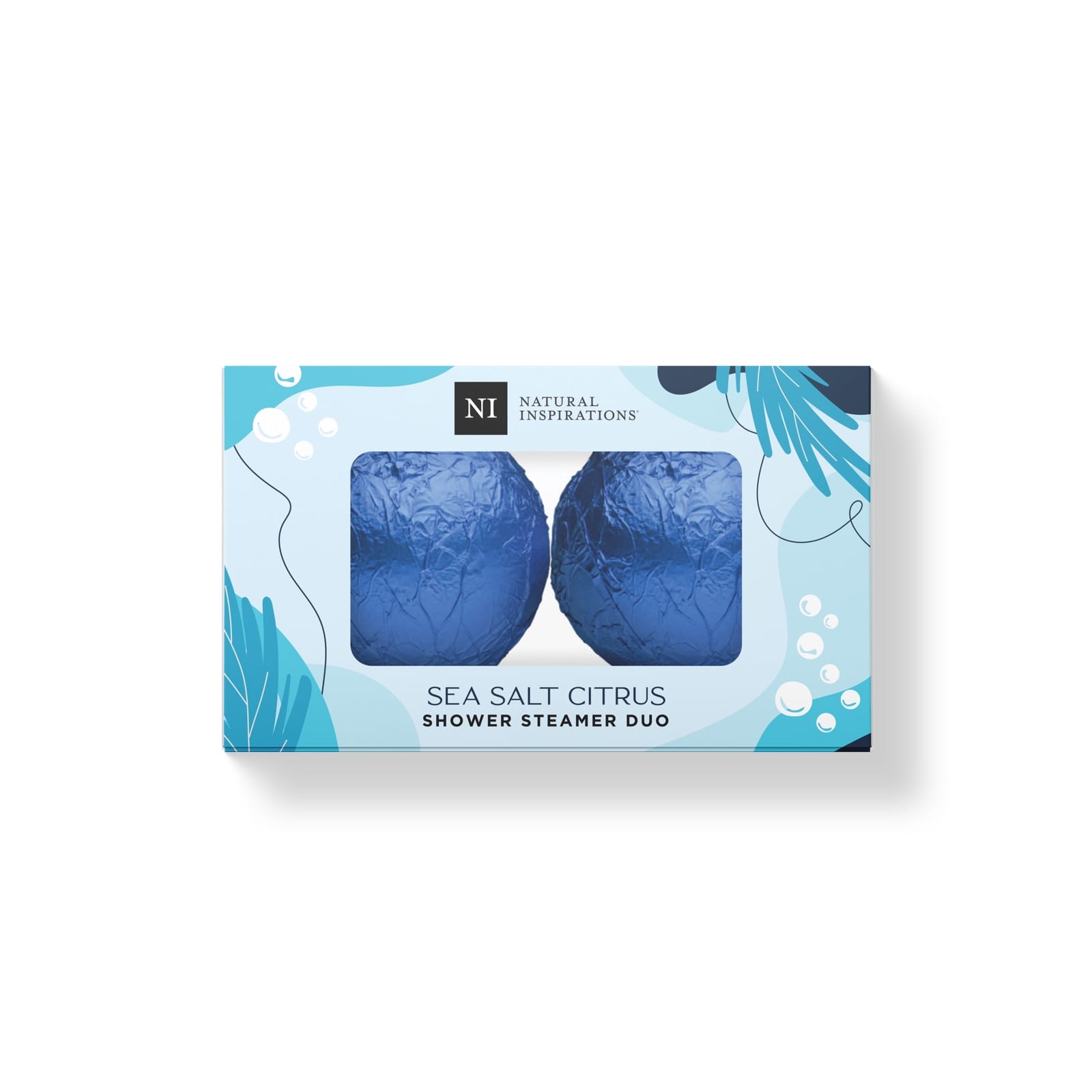 Sea Salt Citrus Shower Steamer — front