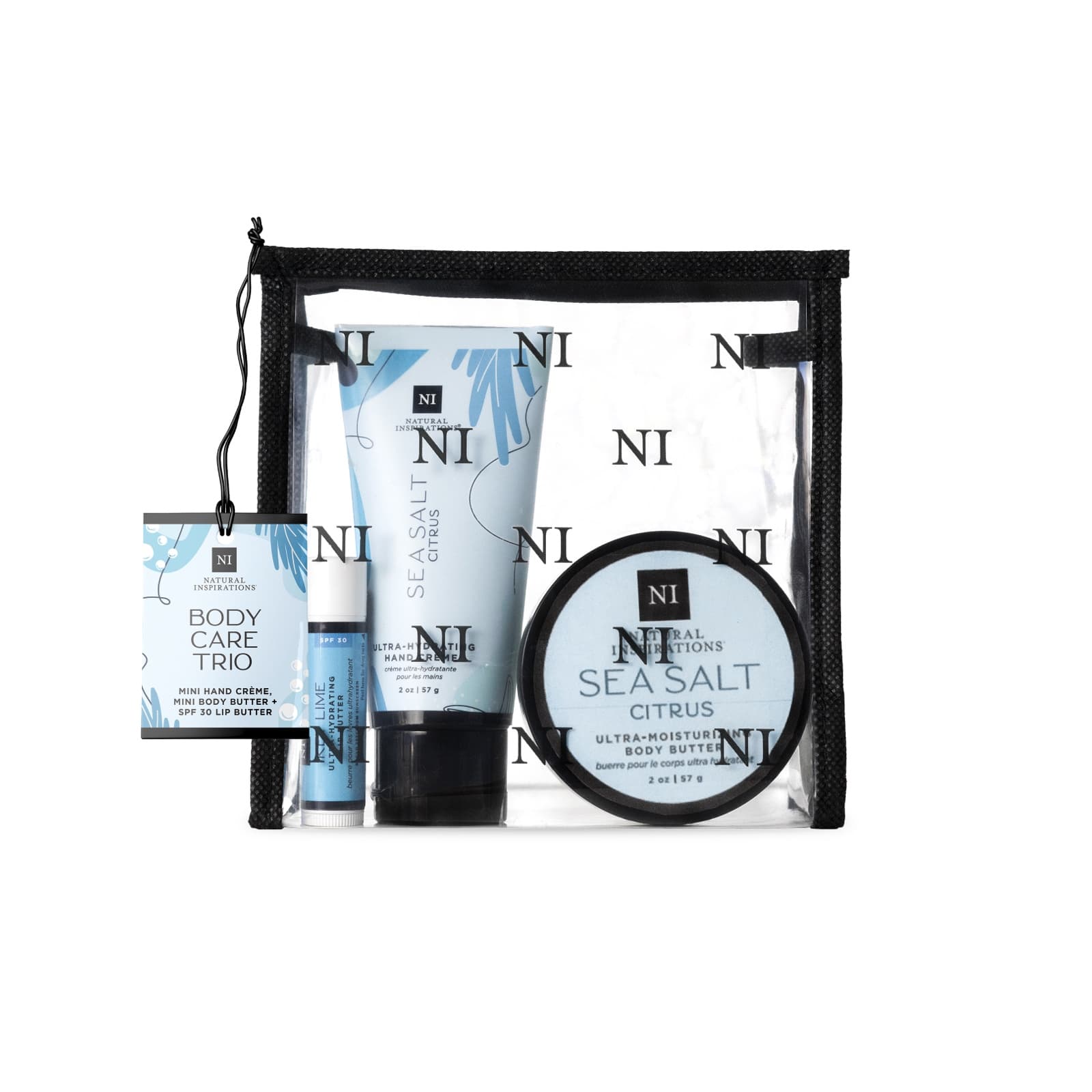 Sea Salt Citrus Body Care Travel Trio